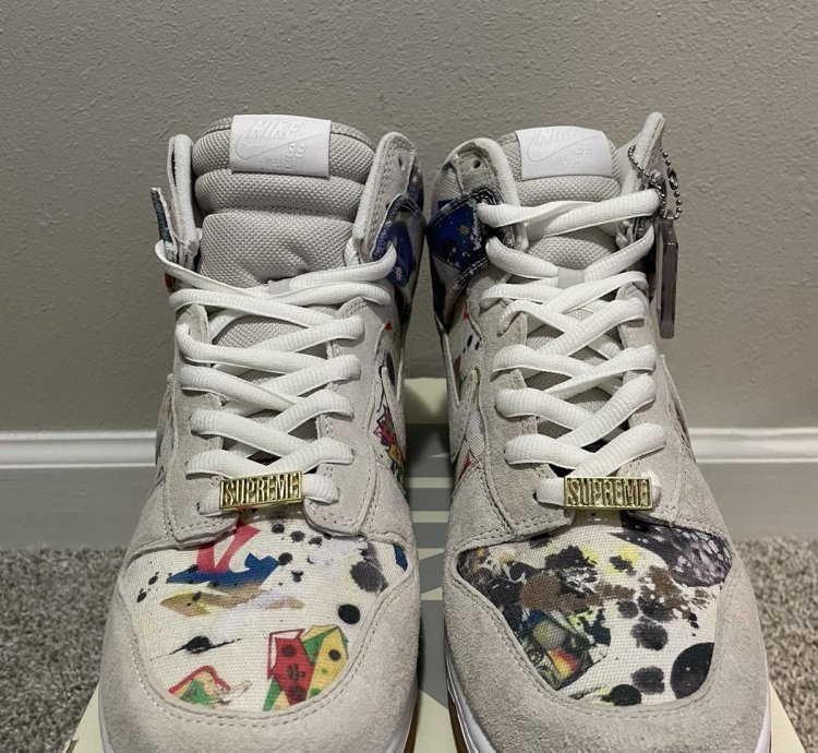Nike Supreme Sb Dunk High Rammellzee