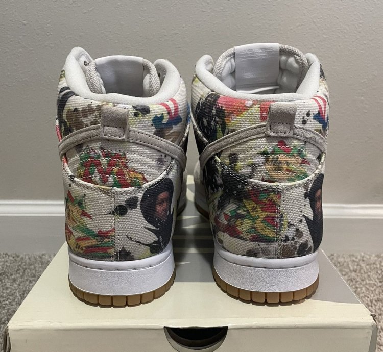 Nike Supreme Sb Dunk High Rammellzee