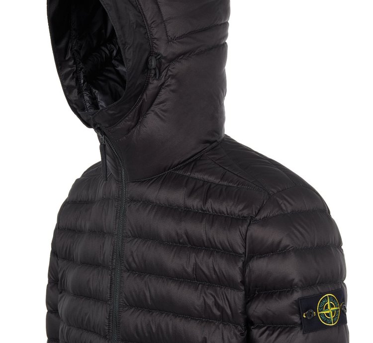 Stone Island Bio-baed Ripstop Hooded Down Jacket Size