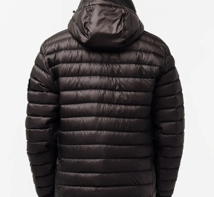 Stone Island Bio-baed Ripstop Hooded Down Jacket Size
