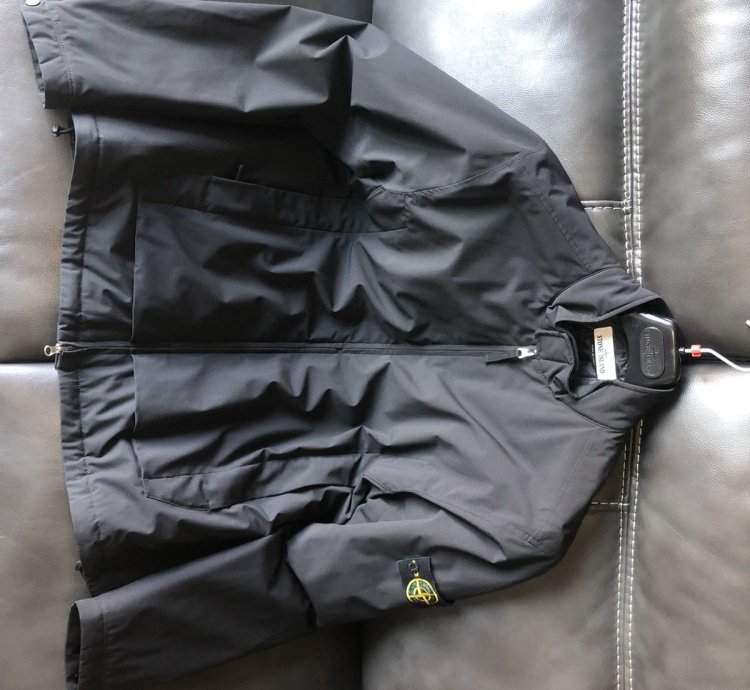 Stone Island Black Compass Patch Jacket