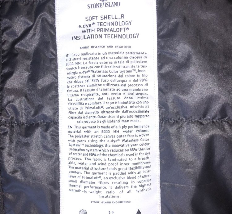 Stone Island Black Compass Patch Jacket