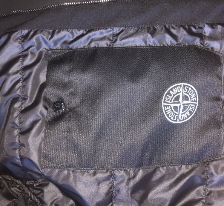 Stone Island Black Compass Patch Jacket