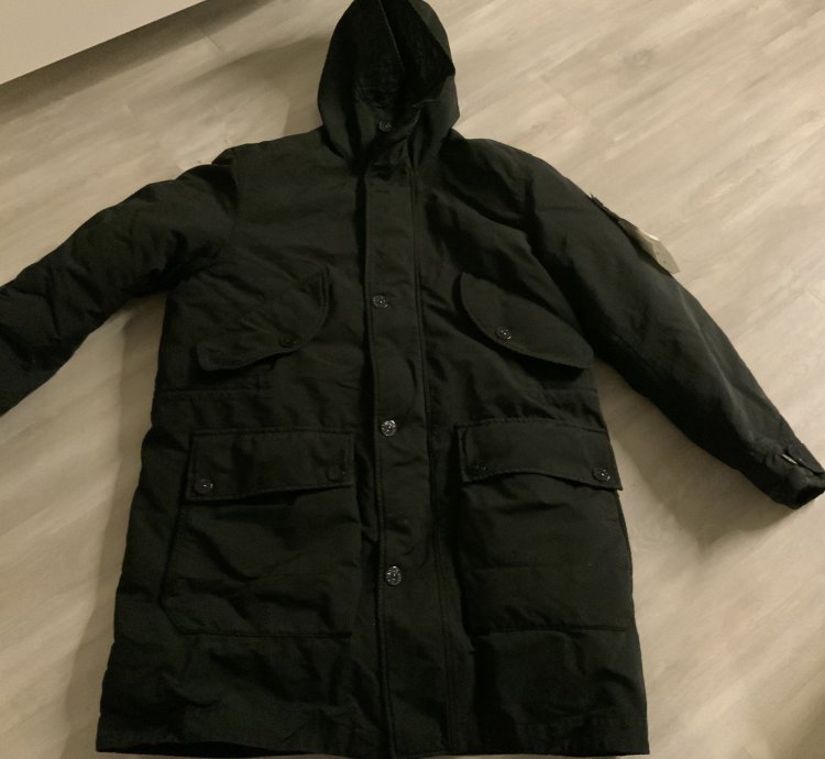 Stone Island Black Heavy Parka David Tc-down 2000