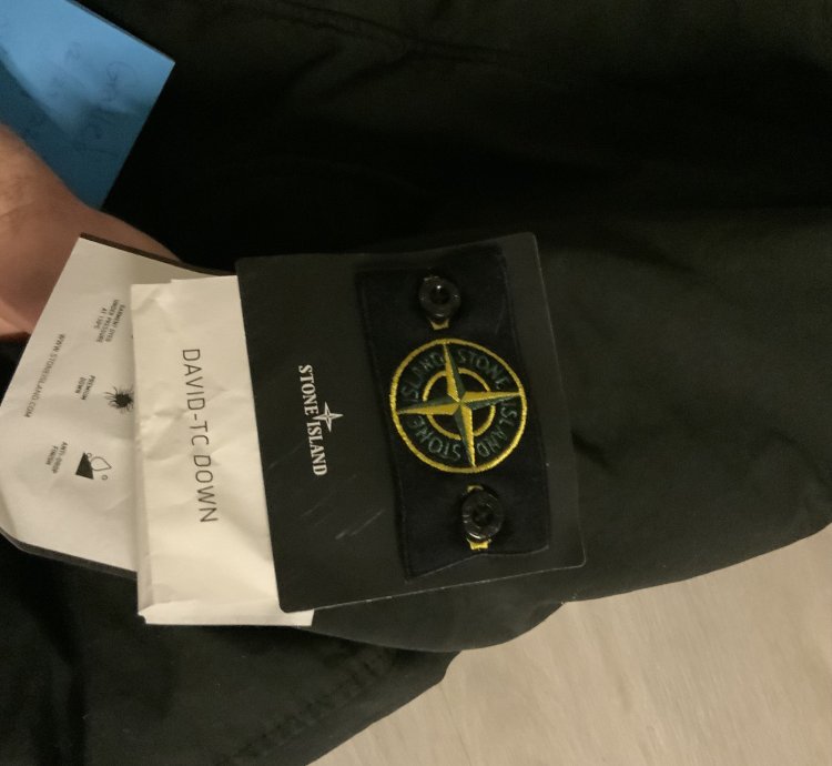 Stone Island Black Heavy Parka David Tc-down 2000