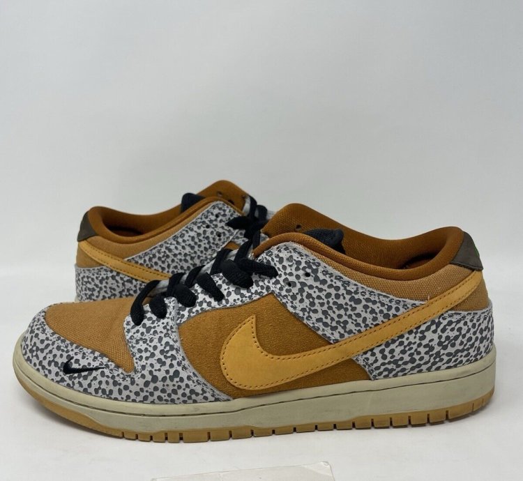 Brand New Nike Sb Dunk Low Pro Atmos Safari 2020 Cd2563-002