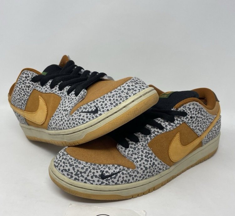Brand New Nike Sb Dunk Low Pro Atmos Safari 2020 Cd2563-002