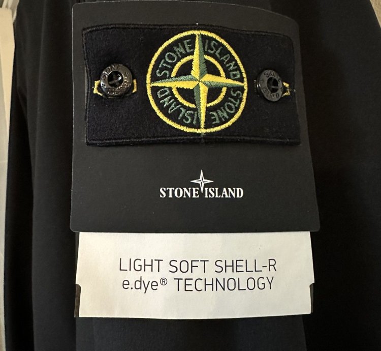 Stone Island Black Light Soft Shell- Jacket Size