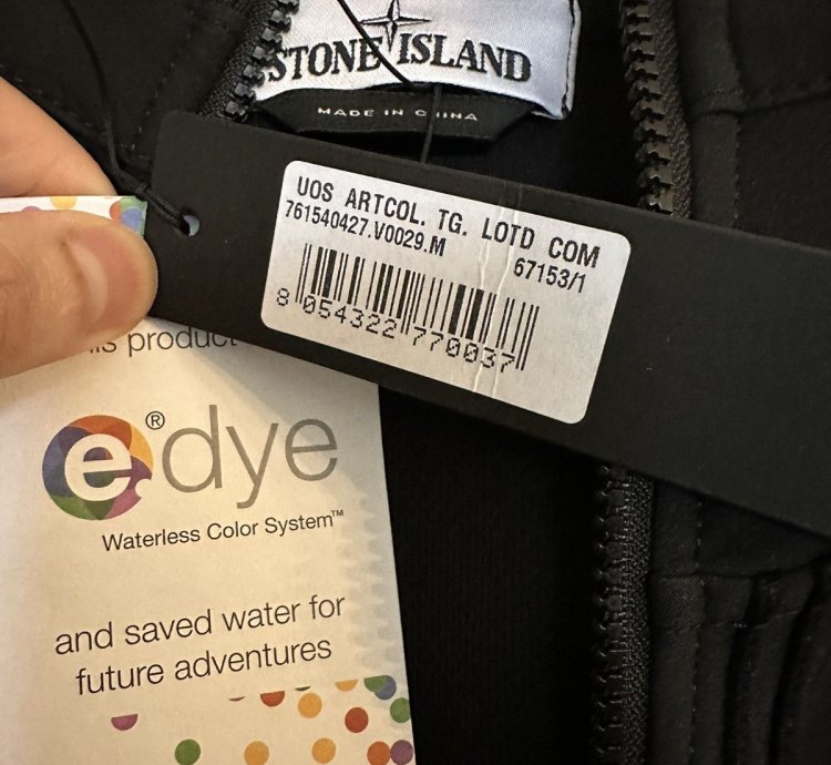 Stone Island Black Light Soft Shell- Jacket Size