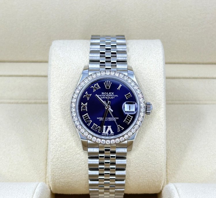 Rolex Datejust 31 31mm Purple Roman Jubilee 278384rbr-0030 Unworn 2024