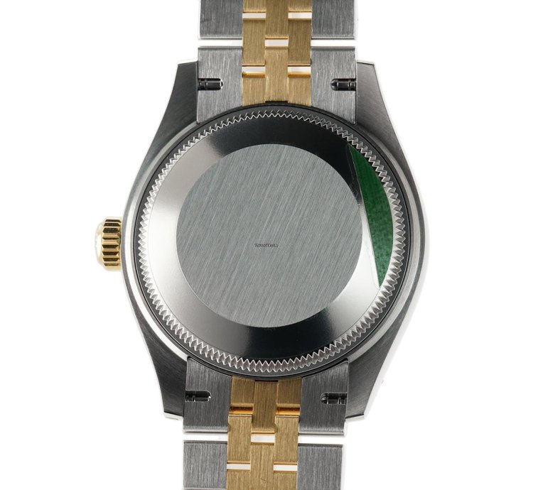 Rolex Datejust 31 31mm Steel And 18k Yellow Gold Black Mother-of-pearl Diamond Dial Jubilee Bracelet