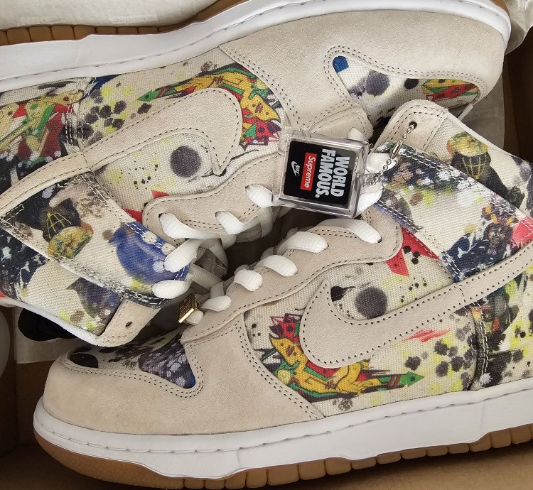 Nike Supreme Sb Rammellzee Dunk High