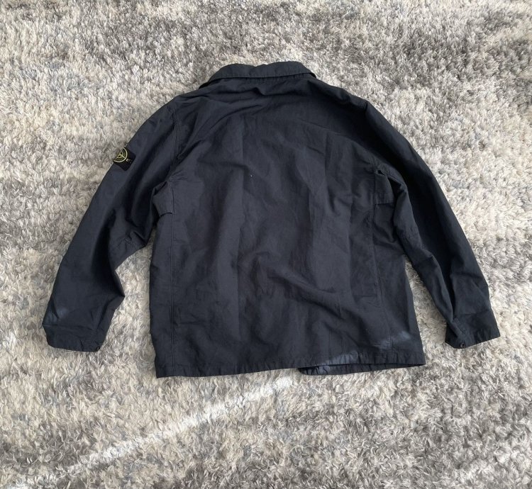 Stone Island Blue Overshirts