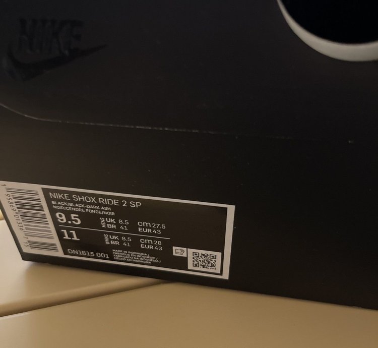 Nike Supreme Shox Ride 2 Sp