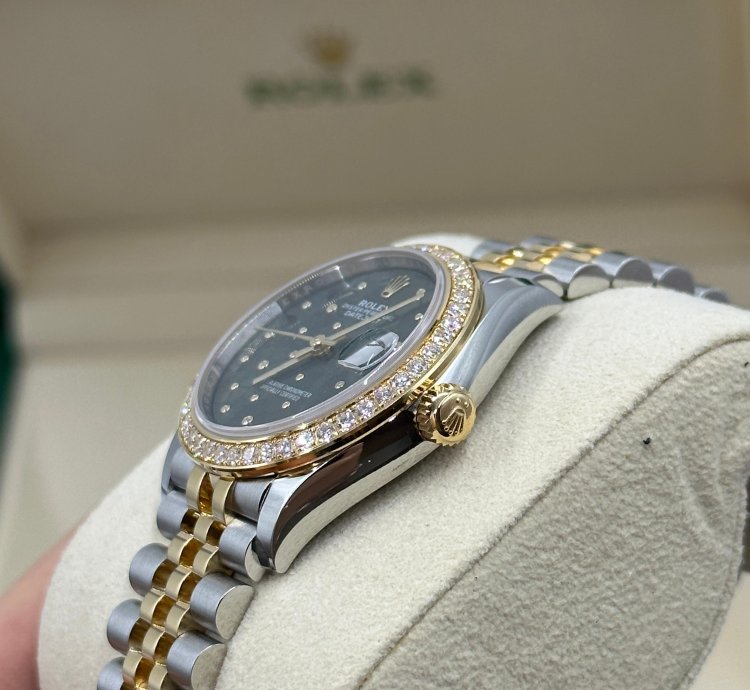 Rolex Datejust 31 Green Floral Jub