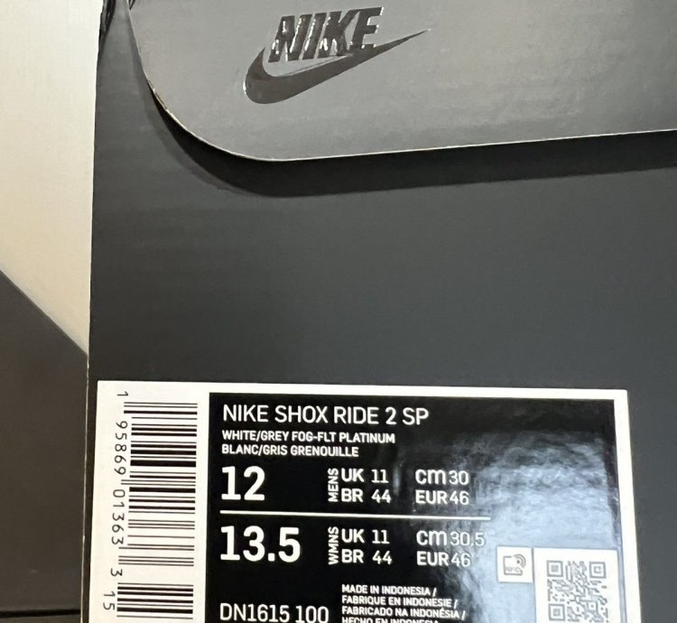 Nike Supreme Shox Ride 2 Sp Sz 12 Us Ds