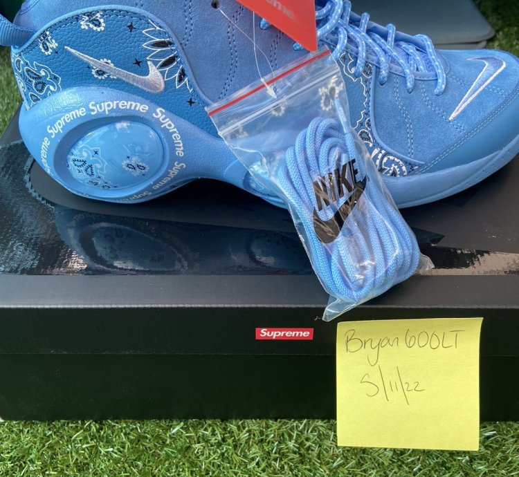 Nike Supreme University Blue Air Zoom Flight 95