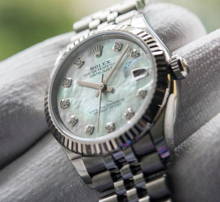 Rolex Datejust 31 Mother Of Pearl Dial - White Gold Stainless Steel - Jubilee Bracelet