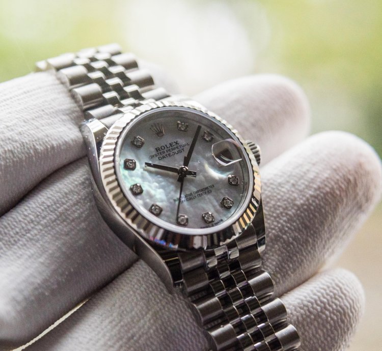 Rolex Datejust 31 Mother Of Pearl Dial - White Gold Stainless Steel - Jubilee Bracelet