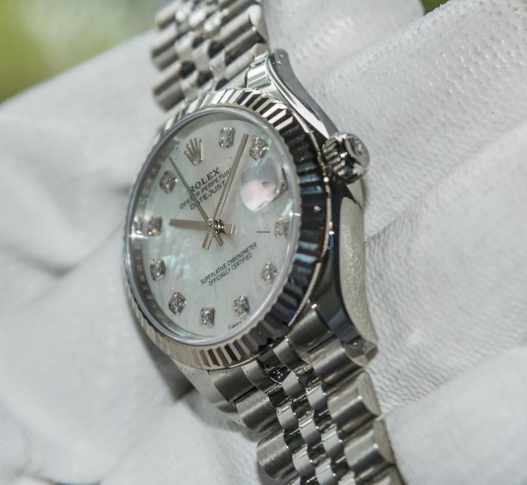 Rolex Datejust 31 Mother Of Pearl Dial - White Gold Stainless Steel - Jubilee Bracelet