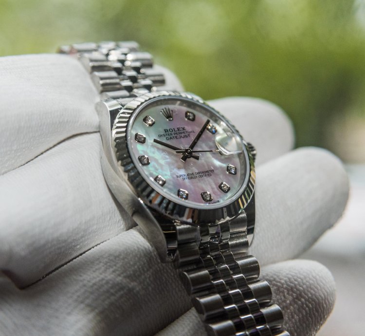Rolex Datejust 31 Mother Of Pearl Dial - White Gold Stainless Steel - Jubilee Bracelet