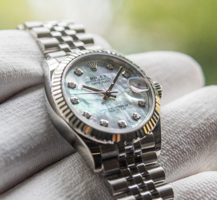 Rolex Datejust 31 Mother Of Pearl Dial - White Gold Stainless Steel - Jubilee Bracelet