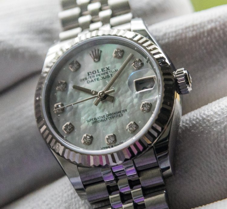 Rolex Datejust 31 Mother Of Pearl Dial - White Gold Stainless Steel - Jubilee Bracelet