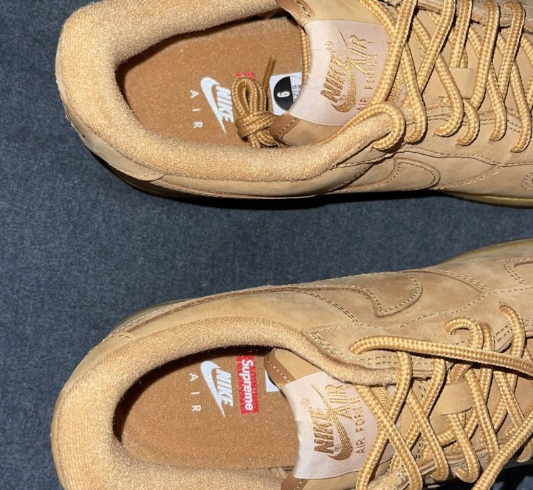 Nike Supreme Wheat Air Force One