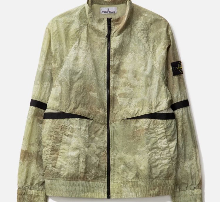 Stone Island Camo Windbreaker Jacket