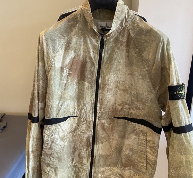 Stone Island Camo Windbreaker Jacket