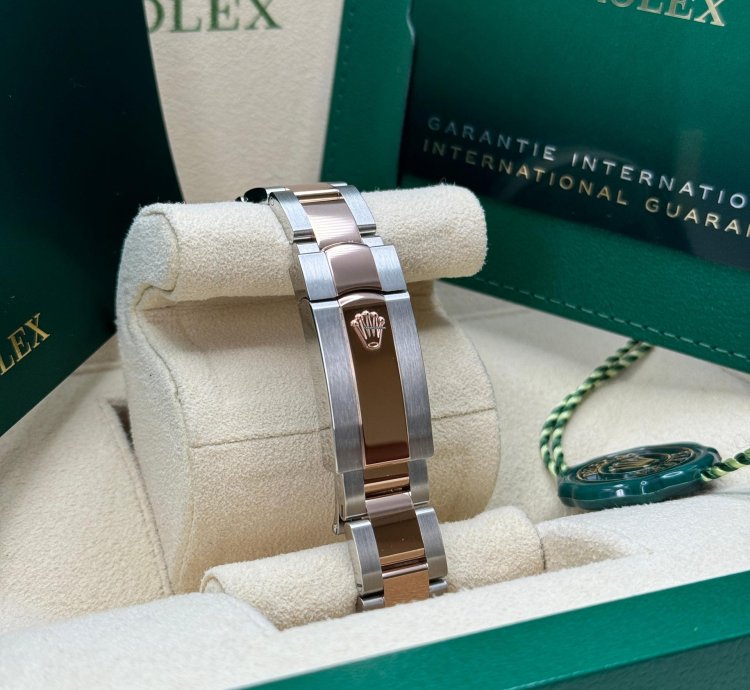 Rolex Datejust 31 New 2024 Mother Of Pearl Diamond Dial Diamond Bezel Two Tone Rose Gold Oyster