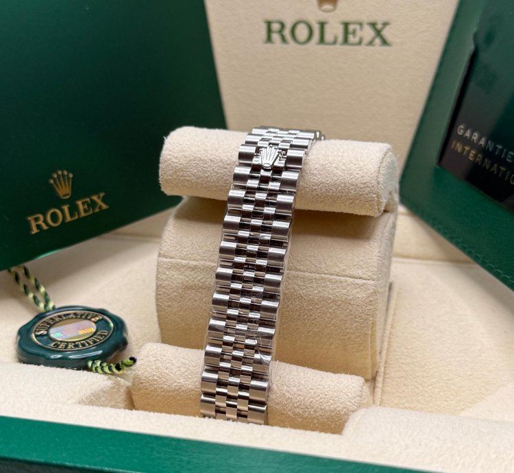 Rolex Datejust 31 New 2024 Pink Diamond Pave 6 Dial Diamond Bezel Stainless Steel Jubilee