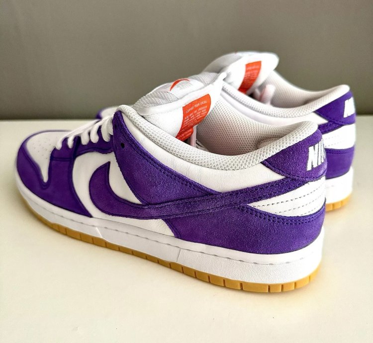 Nike Sb Dunk Low Pro Iso Orange Label Court Purple Dv5464 500