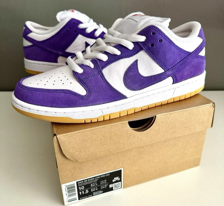Nike Sb Dunk Low Pro Iso Orange Label Court Purple Dv5464 500