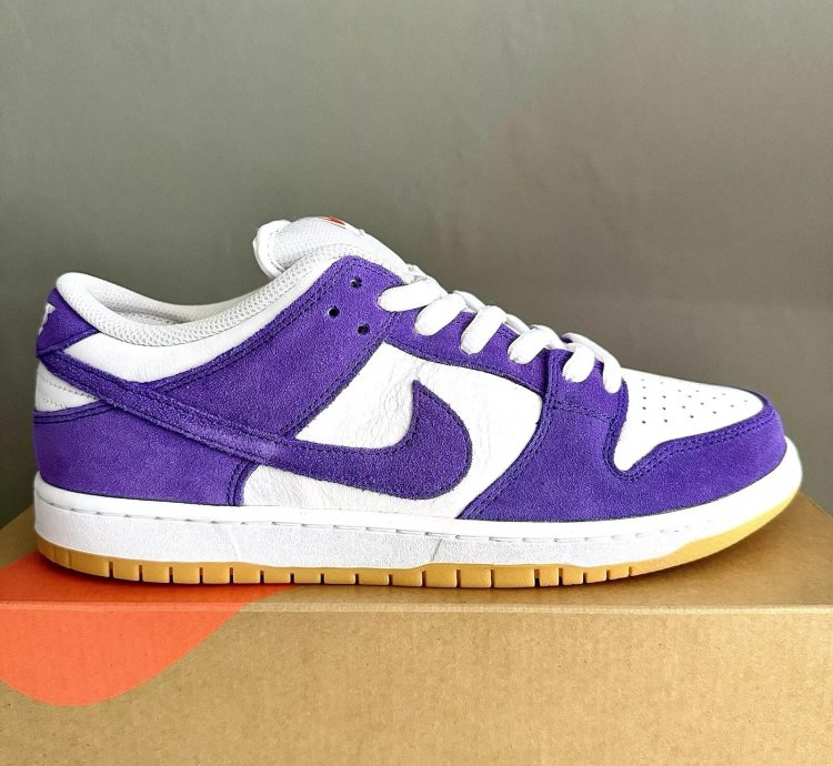 Nike Sb Dunk Low Pro Iso Orange Label Court Purple Dv5464 500