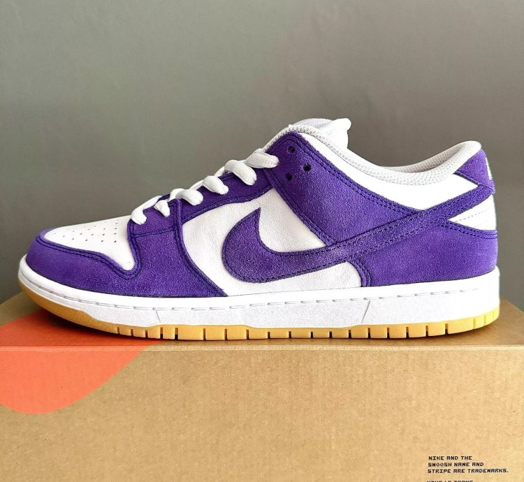 Nike Sb Dunk Low Pro Iso Orange Label Court Purple Dv5464 500