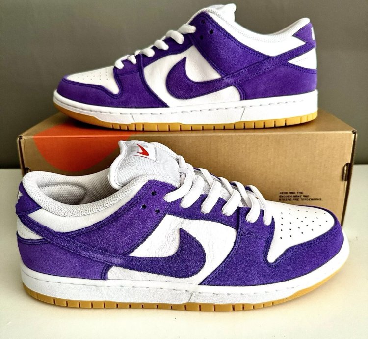 Nike Sb Dunk Low Pro Iso Orange Label Court Purple Dv5464 500