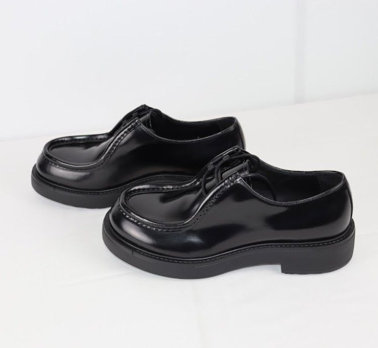 O1rshd 10 Prada Derby Shoes Loafers In Black