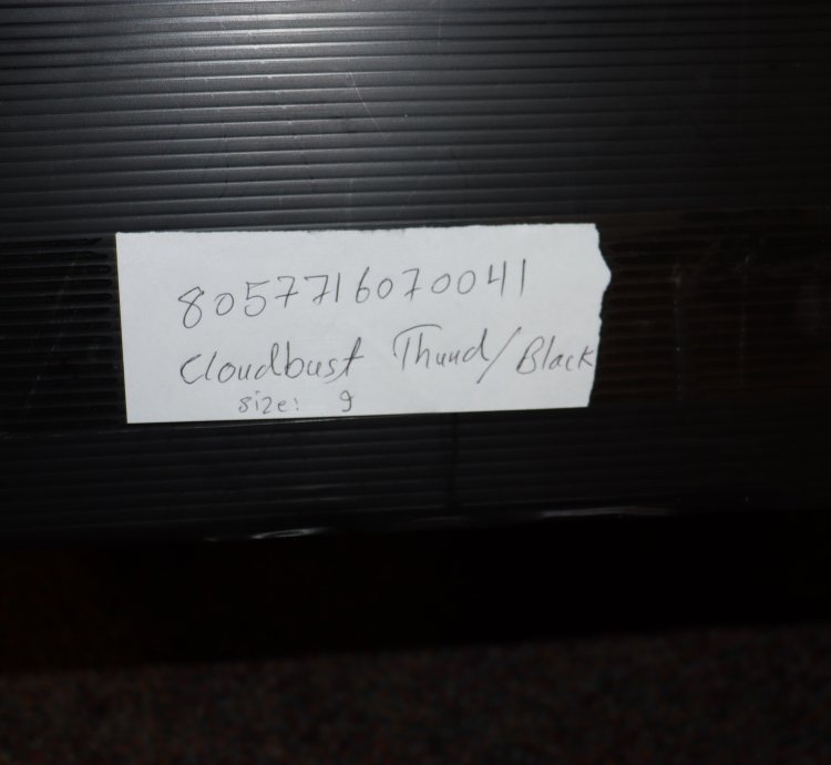 O1rshd Cloudbust Thunder Sneakers In Black Multicolor