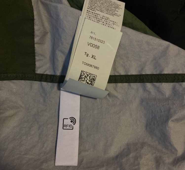 Stone Island Compass-patch Crinkled Zip-up Overshirt