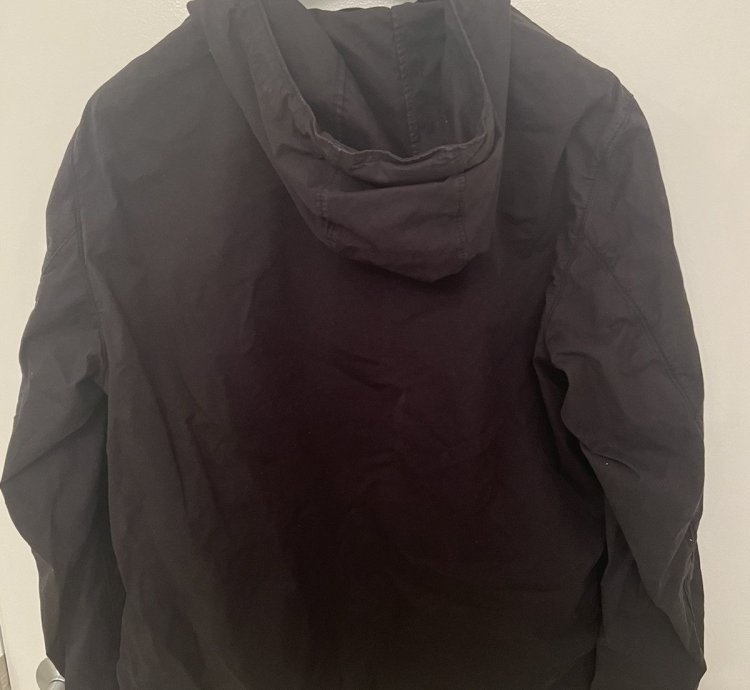 Stone Island Cotton Twill Black Jacket Xl