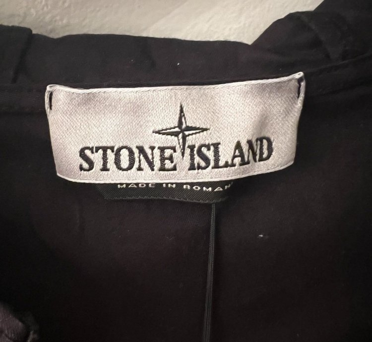 Stone Island Cotton Twill Black Jacket Xl