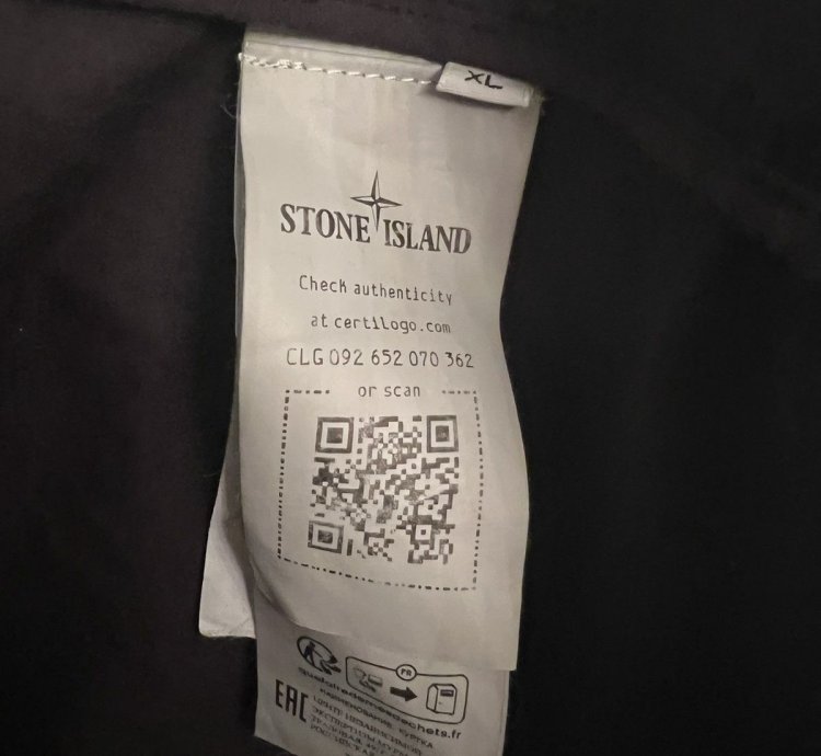 Stone Island Cotton Twill Black Jacket Xl