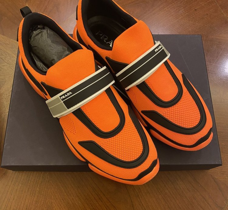 Orange Cloudbust Low Top Sneaker Sz40
