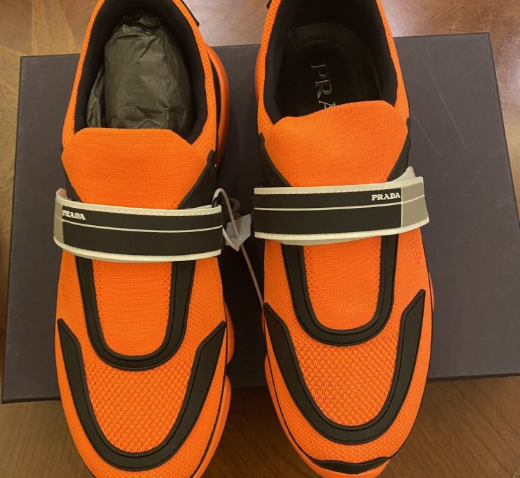 Orange Cloudbust Low Top Sneaker Sz40