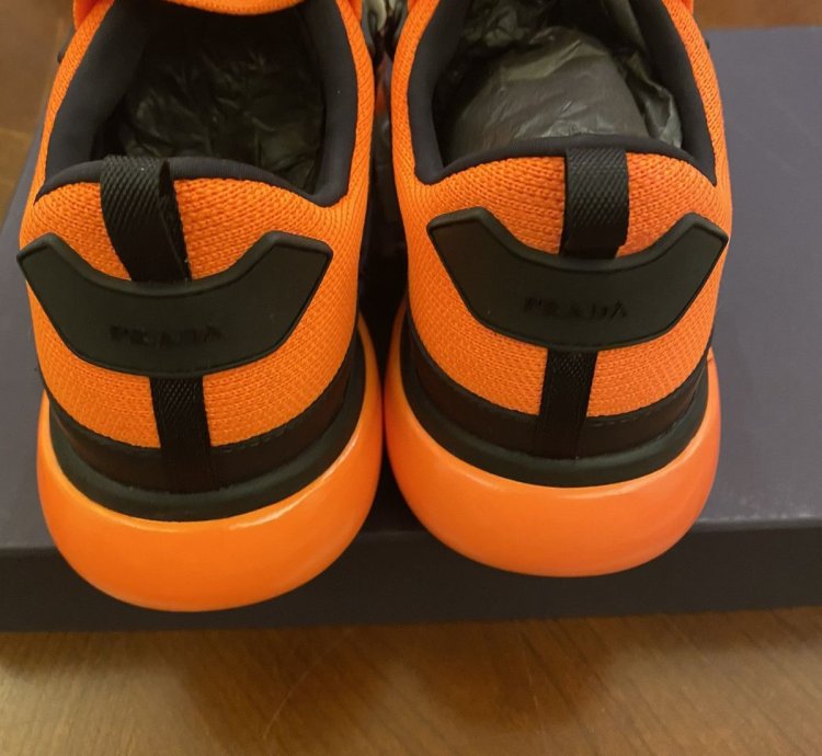 Orange Cloudbust Low Top Sneaker Sz40