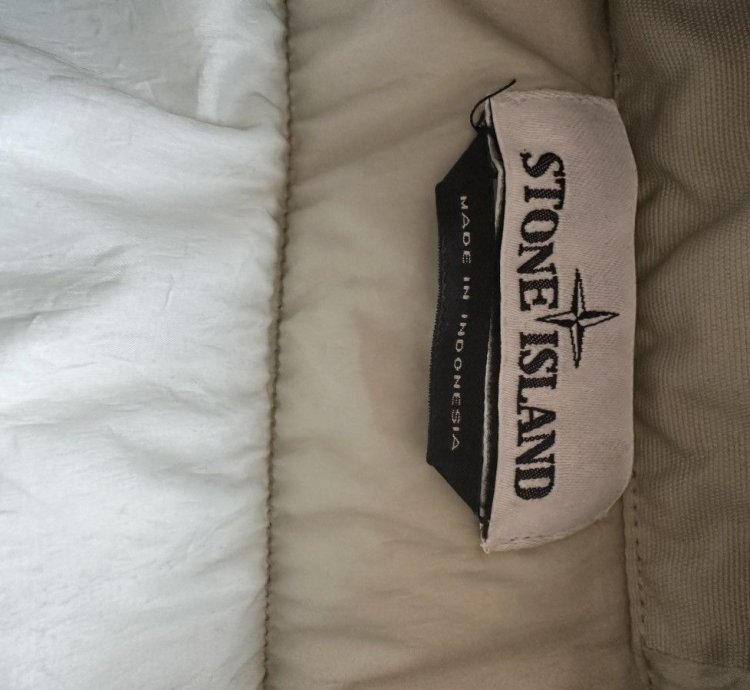 Stone Island Crinkle Reps Down Blouson Parka Jacket Coat