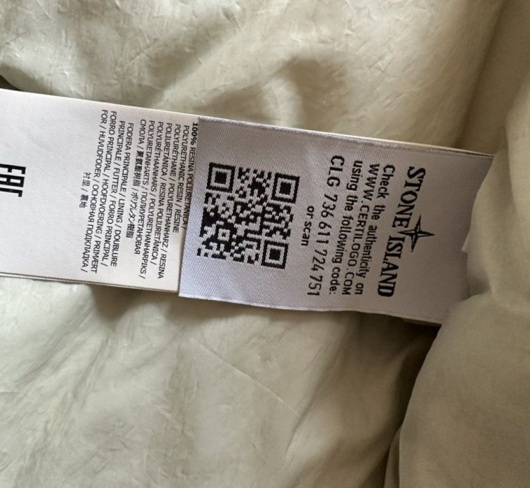 Stone Island Crinkle Reps Down Blouson Parka Jacket Coat