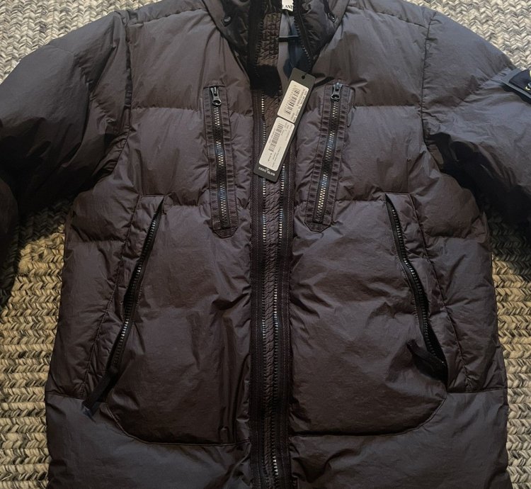Stone Island Crinkle Reps Down Jacket