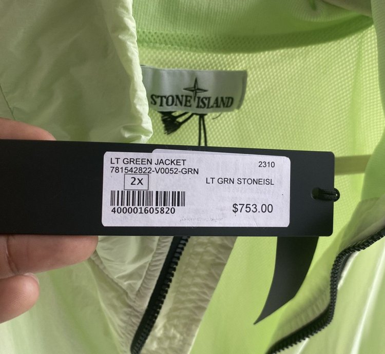 Stone Island Crinkle Reps Ny Dyed Jacket Sz Xxl